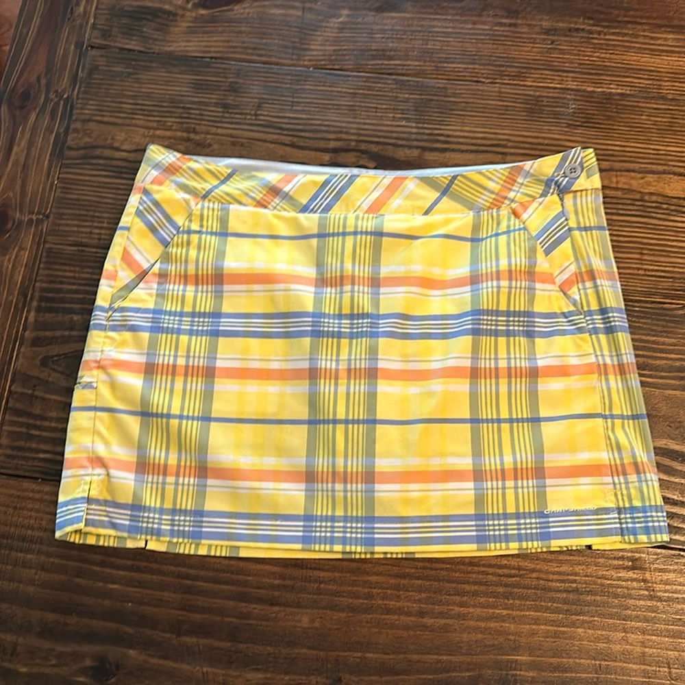 ⛳Columbia Titanium Plaid Golf Skort ⛳